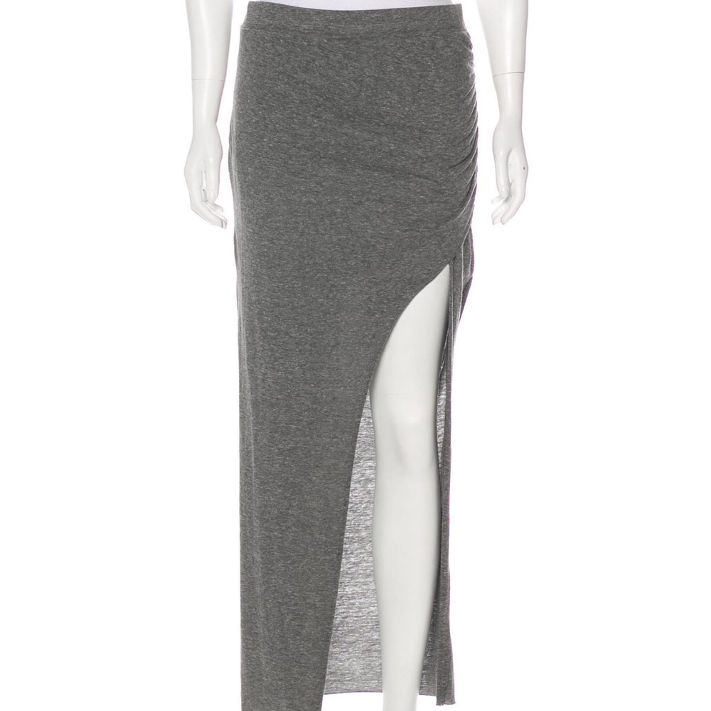 Draped jersey skirt